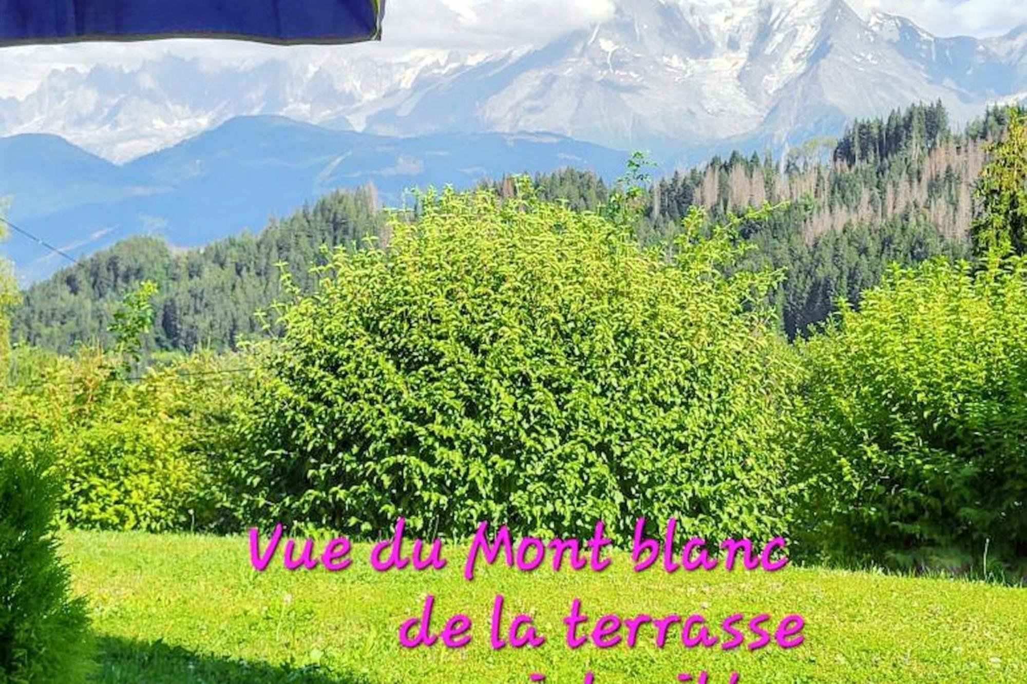 Studio Accueillant A Cordon Vue Mont Blanc 22 M² Parking Inclus Exterior photo